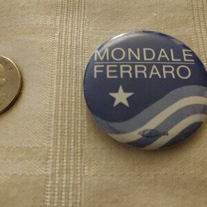 MONDALE/FERRARO Vintage Campaign Pin